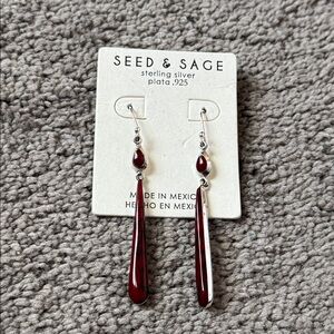 Seed & Sage Sterling Silver Dangle Earrings